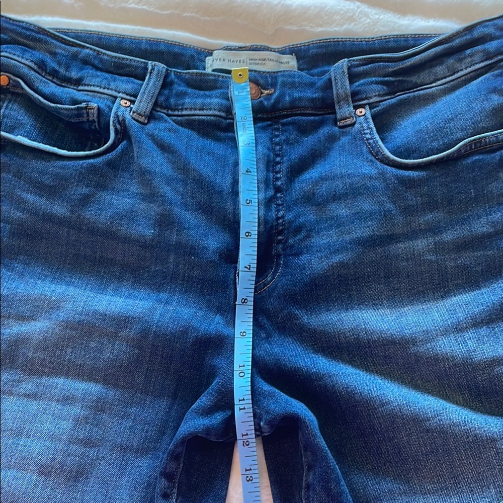🇨🇦 Denver Hayes Women’s Blue Denim Bermuda Jean Shorts, size 18 - Picture 6 of 14